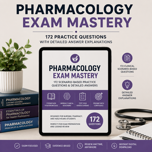 Pharmacology Exam Mastery - Built for Success