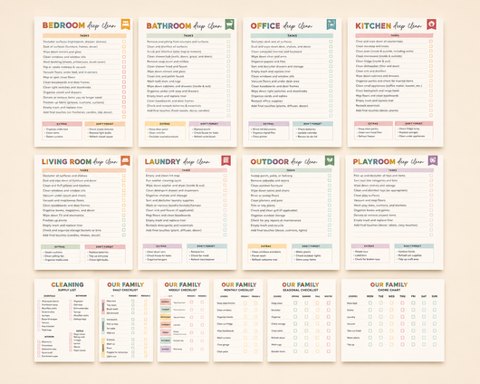 The Undated ADHD Cleaning Planner - Built for Small Wins, No Guilt