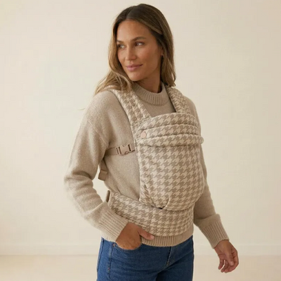 Ergonomic Houndstooth Baby Carrier